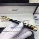 Perfect Replica Montblanc Princess Monaco Purple Diamond Gold Clip Black Rollerball Pen (3)_th.jpg